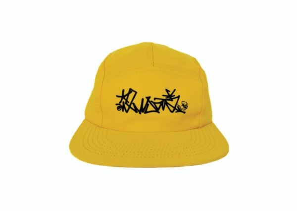 Boné Five Panel Tag Logo Ilusão Amarelo